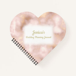  Roos Gold Marble Wedding Planner Notitieboek