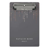 Roos Gold Marquee - Aangepast Mini Klembord (Voorkant)