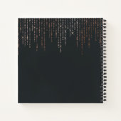 Roos Gold Marquee - Aangepast Notitieboek (Achterkant)