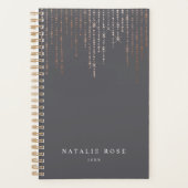 Roos Gold Marquee - Aangepast Planner (Voorkant)