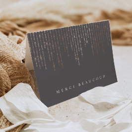 Roos Gold Marquee Bedankt