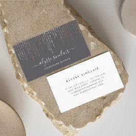 Roos Gold Marquee Handtekening Visitekaartje