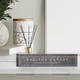 Roos Gold Marquee Naambordje