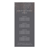 Roos Gold Marquee | Prijzen of diensten Reclamekaart (Voorkant)