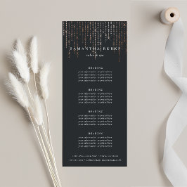 Roos Gold Marquee | Prijzen of diensten Reclamekaart