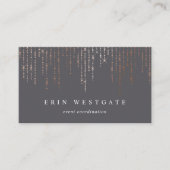 Roos Gold Marquee Visitekaartje (Voorkant)