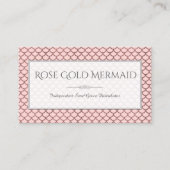 Roos Gold Mermaid LipSense Makeup kunstenaar Visitekaartje (Voorkant)