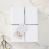 Roos Gold Merry-kerstcadeau Label Cadeaulabel (Met Touw)