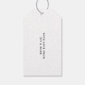 Roos Gold Merry-kerstcadeau Label Cadeaulabel (Achterkant)