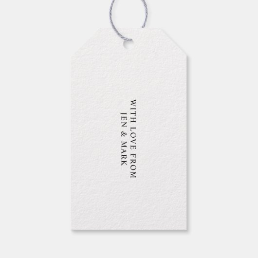 Roos Gold Merry-kerstcadeau Label Cadeaulabel (Achterkant)