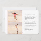 Roos Gold Merry-kerstcadeaukaart Feestdagenkaart (Achterkant)