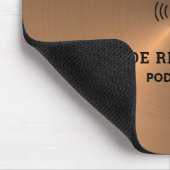 Roos Gold Metal Effect, Podcaster, Podcast Muismat (Hoek)