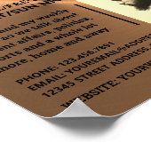 Roos Gold Metal Effect, Podcaster, Podcast Poster (Hoek)