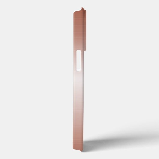 Roos Gold Metallic Handgeschreven Monogram Case-Mate iPhone Case (Achterkant / Rechts)