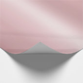 Roos Gold Metallic look Elegant Gift Glanzend Cadeaupapier (Hoek)