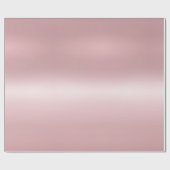 Roos Gold Metallic look Elegant Gift Glanzend Cadeaupapier (Vlak)