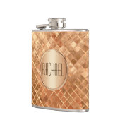 Roos Gold Metallic-Look Monogram Heupfles (Links)