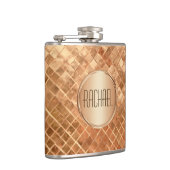 Roos Gold Metallic-Look Monogram Heupfles (Rechts)