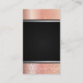 Roos Gold Metallic specificaties | Zwart vlees | Z Visitekaartje (Achterkant)