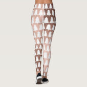 Roos Gold Minimal Xmas Tree Leggings (Achterkant)