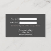 Roos Gold Minimalist Bold Beauty Salon Referral (Achterkant)