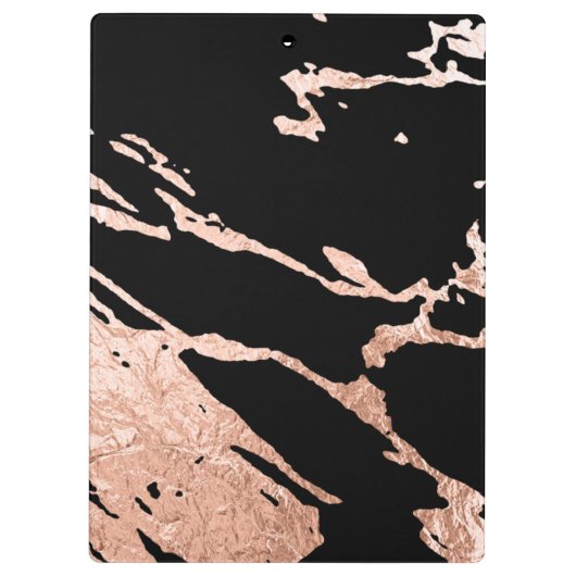 Roos Gold Minimalist Luxury Pink Marble Pattern Klembord (Achterkant)