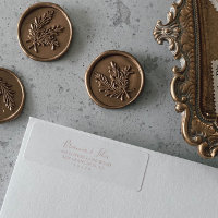 Roos Gold-minimalistische retouradreslabel