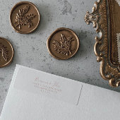 Roos Gold-minimalistische retouradreslabel Etiket