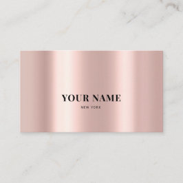 Roos Gold-minimalistische, stijlvolle, elegante Vi Afsprakenkaartje