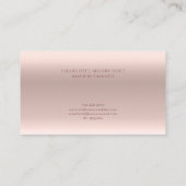 Roos Gold Modern Beauty en Make-up Visitekaartje (Achterkant)