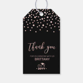 Roos Gold Modern Gradun Party Favor Tag Cadeaulabel