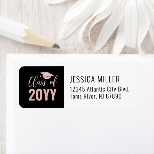 Roos Gold Modern Gradup Adres Etiket (Insitu)