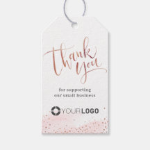 Roos Gold Modern kalligrafie business dank u