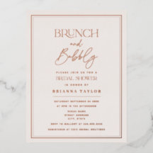 Roos Gold Modern Minimalistisch Vrijgezellenfeest