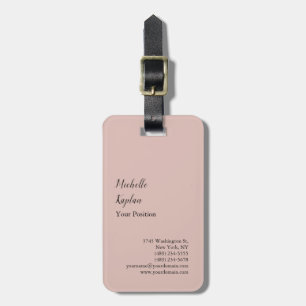 Roos Gold Modern Professional Exclusief Bagagelabel