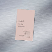 Roos Gold Modern Professional Exclusief Magnetisch Visitekaartje (Voorbeeld)