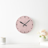 Roos Gold Modern Rustic Abstract Ronde Klok (Huis)