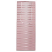 Roos Gold Modern Sjabloon Glamor Trendy Elegant Wijn Cadeautas (Voorkant)