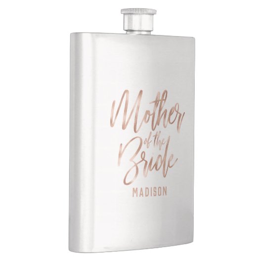 Roos Gold Modern Wedding Moeder van de Bride Flacon (Rechts)