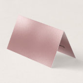 Roos-Gold Moderne achtergrond Business Ca Visitekaartje (Achterkant)