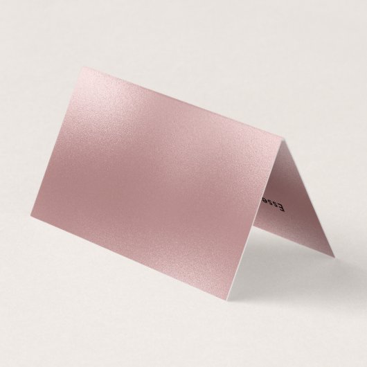 Roos-Gold Moderne achtergrond Business Ca Visitekaartje (Achterkant)