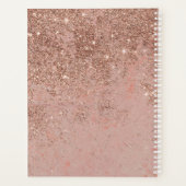 Roos Gold Monogram Salon Benoeming Book Planner (Achterkant)