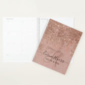 Roos Gold Monogram Salon Benoeming Book Planner (Display)