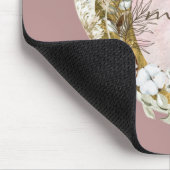 Roos Gold Moon Monogram naam handschrift muis Pa Muismat (Hoek)