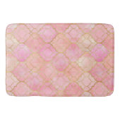 Roos Gold Moroccan Badmat (Voorkant)