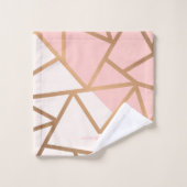 Roos Gold Mosaic Bad Handdoek (Wasdoekje)