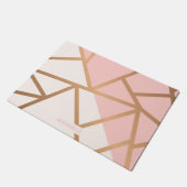 Roos Gold Mosaic Deurmat (Schuin)