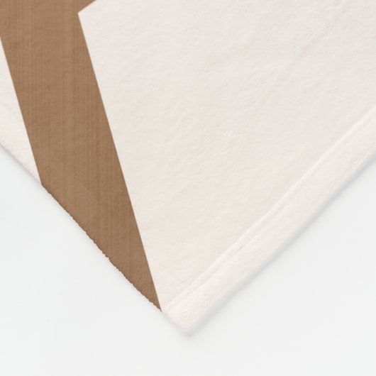 Roos Gold Mosaic Fleece Deken (Hoek)