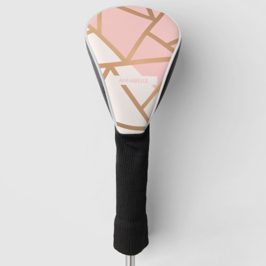 Roos Gold Mosaic Golfheadcover (Voorkant)