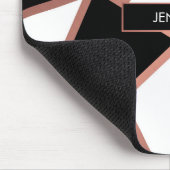 Roos Gold Mosaic Muismat (Hoek)